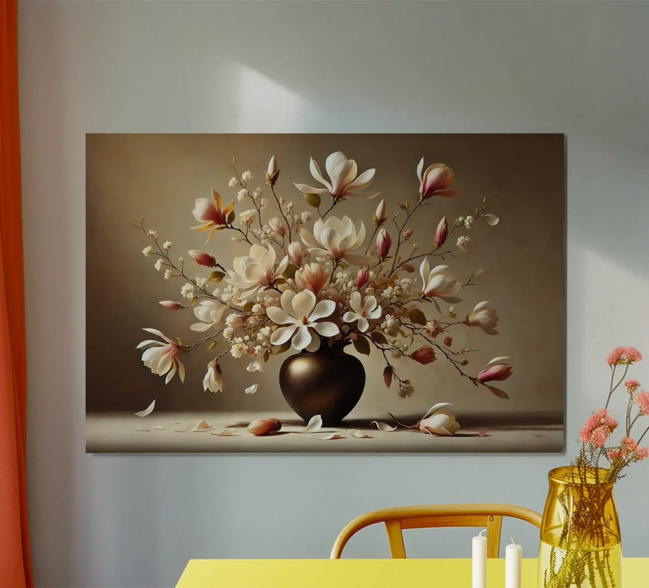 Bouquet di magnolia vittoriana poster da VintageBotanics