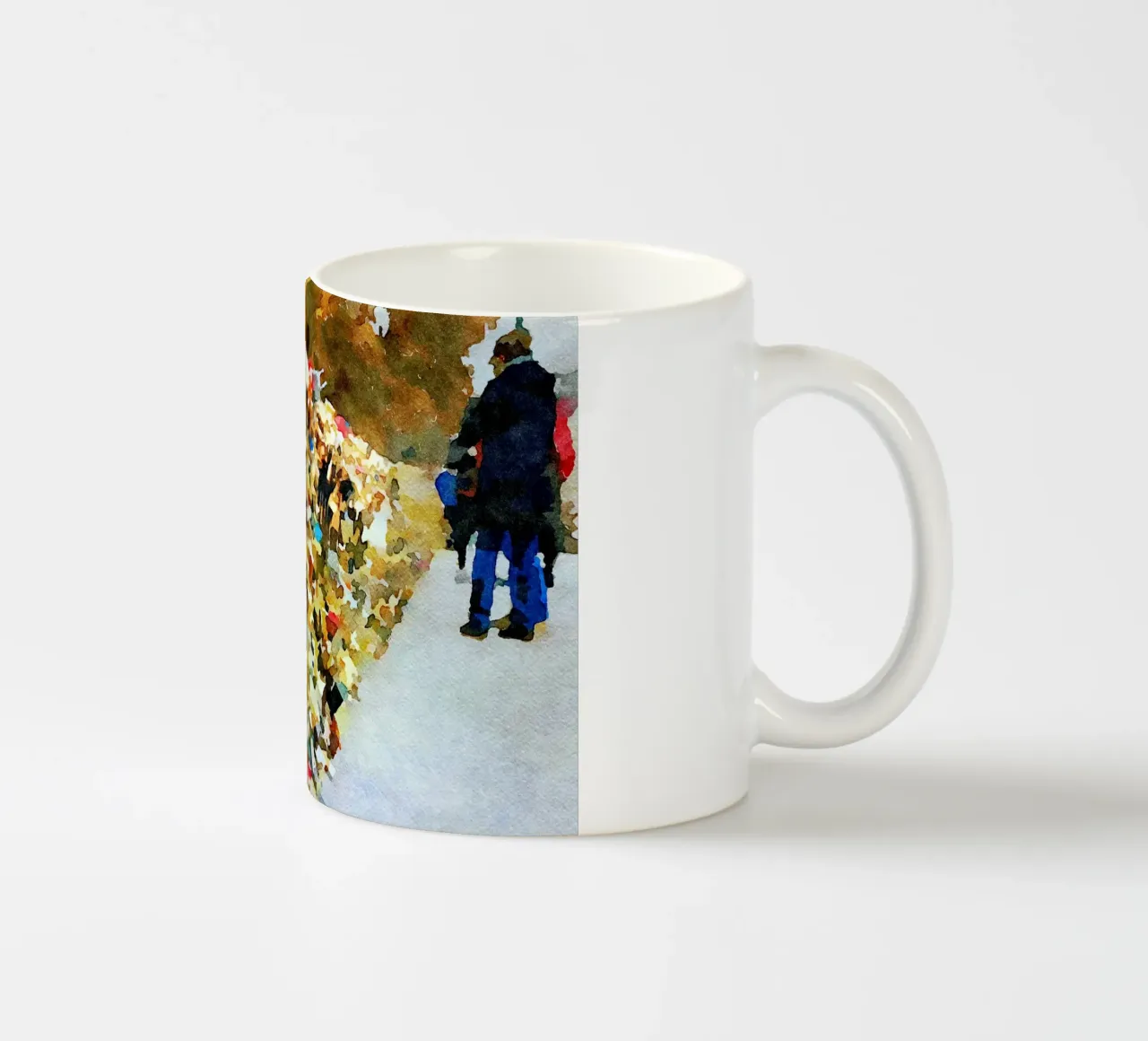 Amore a Parigi tazza in ceramica da Massimo Frascogna