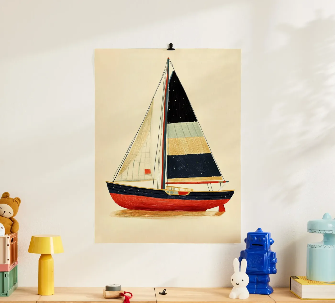Sailboat poster by Curious Canvas