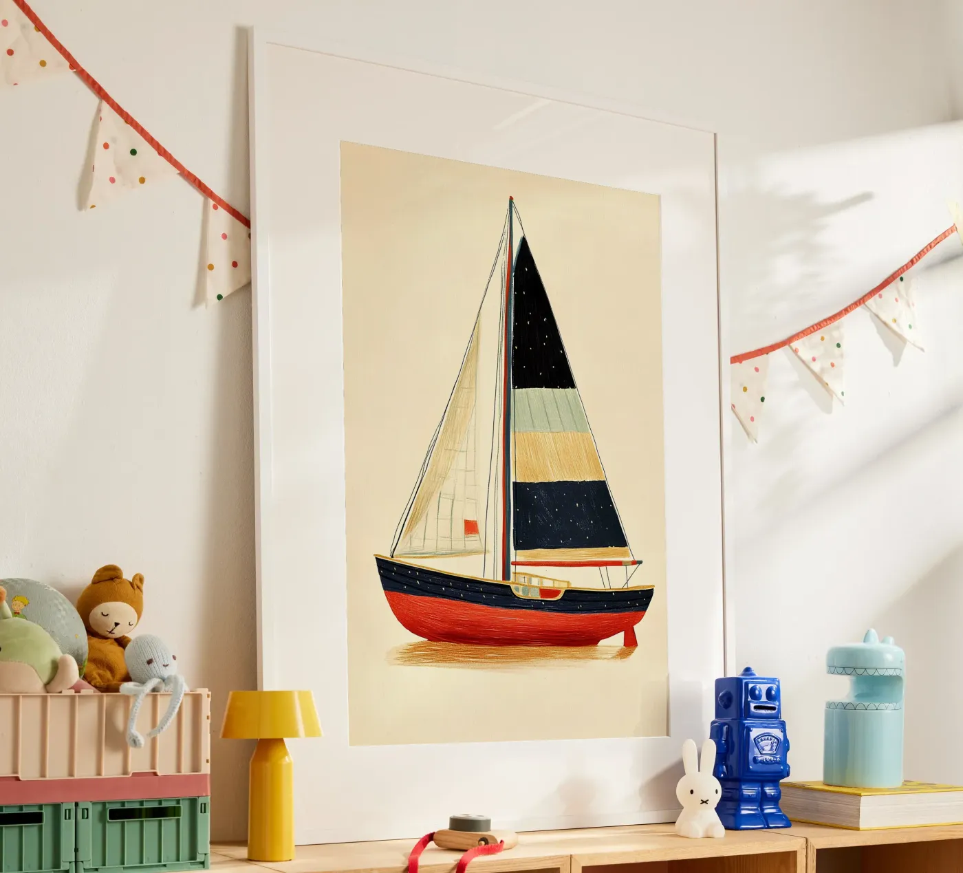 Sailboat poster by Curious Canvas