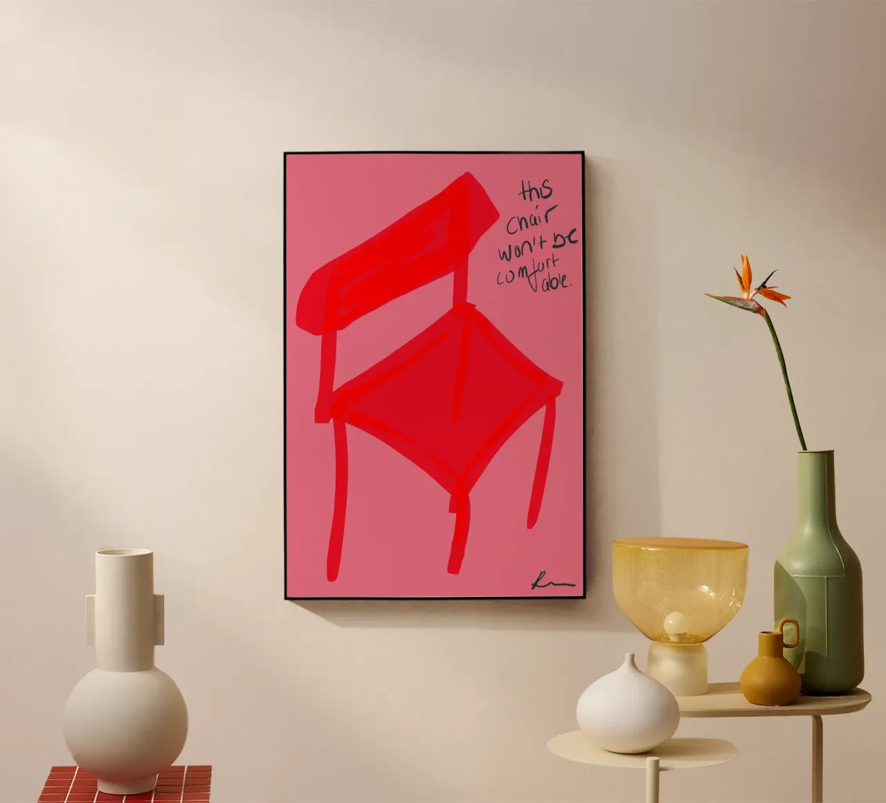 Sedia scomoda plexiglass da PurePeachStudio