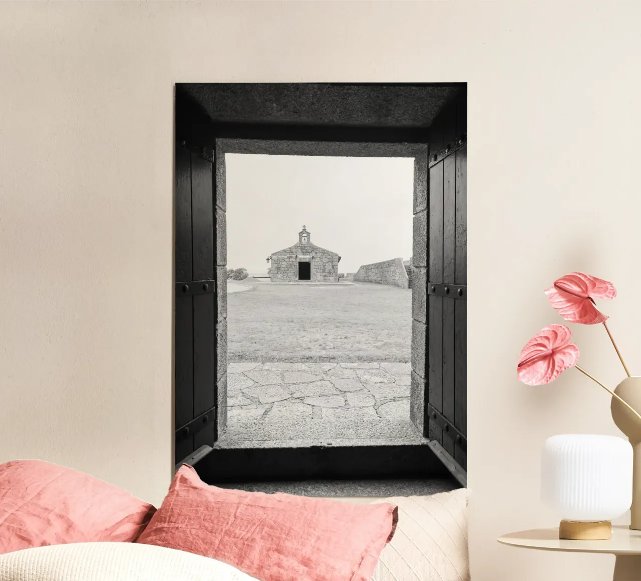 Fortezza poster con telaio in plastica da rafael campezato