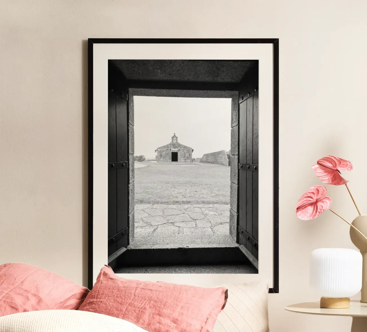 Fortezza poster con telaio in plastica da rafael campezato