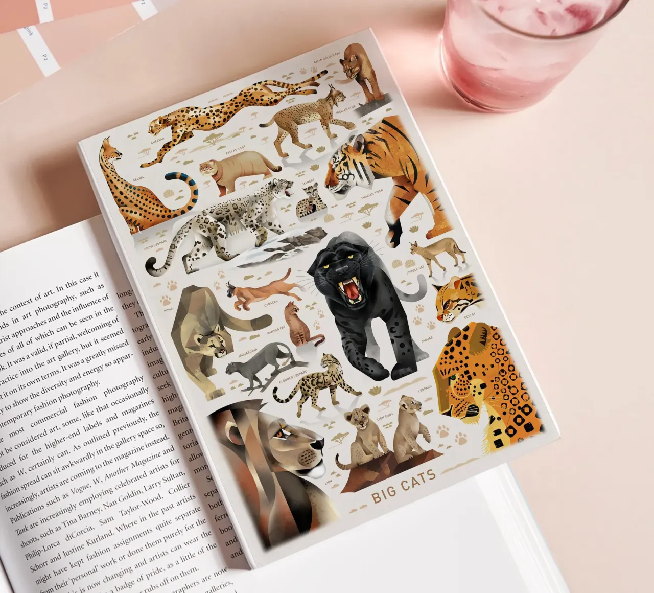 Big Cats I print notebook by MelisaArt