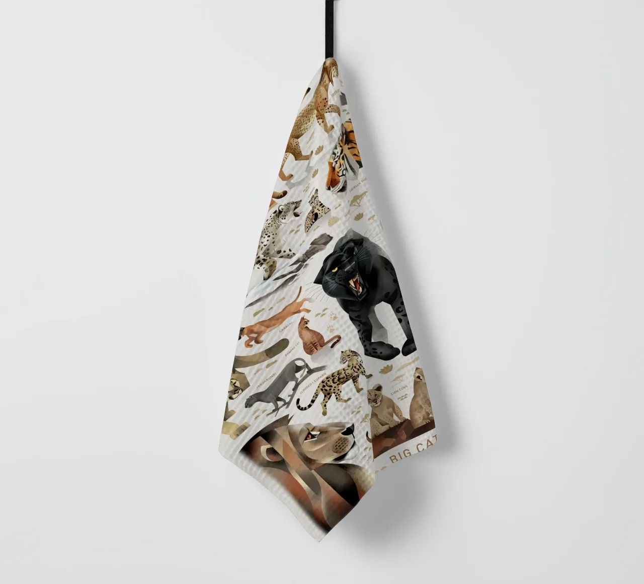 Big Cats I print torchon de MelisaArt