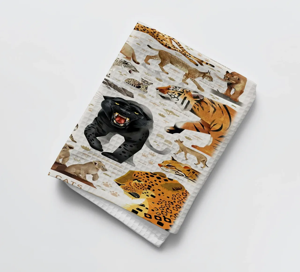 Big Cats I print torchon de MelisaArt