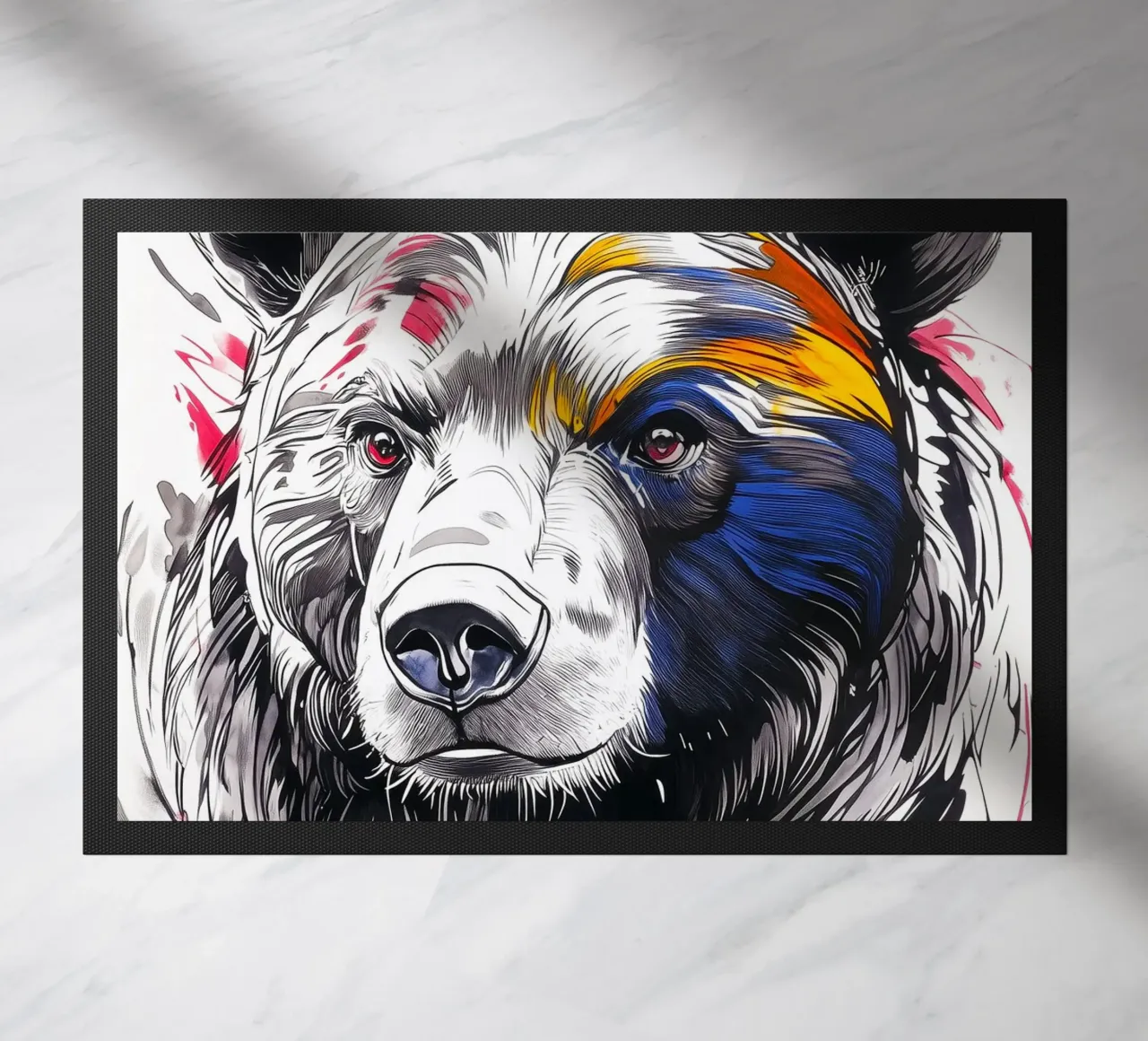 Orso animale zerbino da Justyna Jaszke JBJart