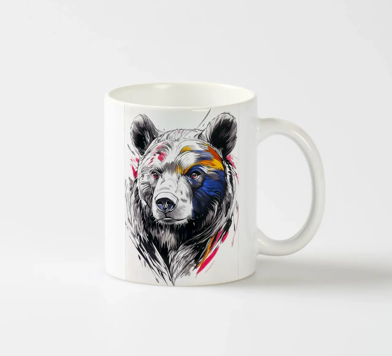 Orso animale tazza in ceramica da Justyna Jaszke JBJart