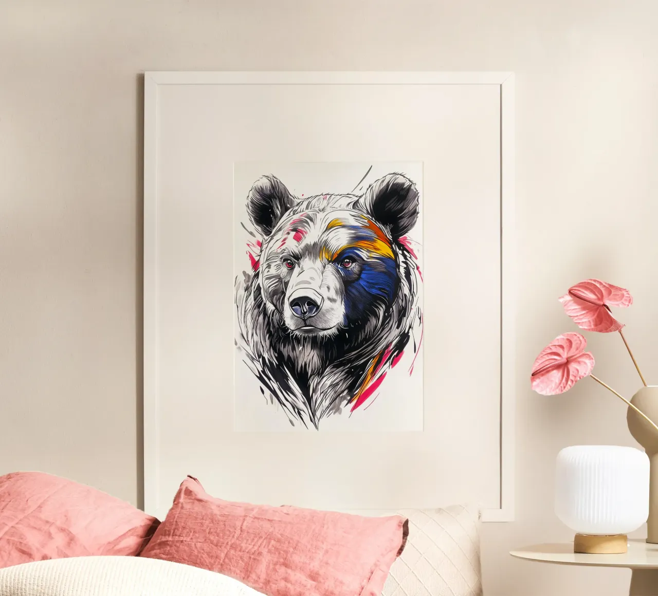 Orso animale poster da Justyna Jaszke JBJart