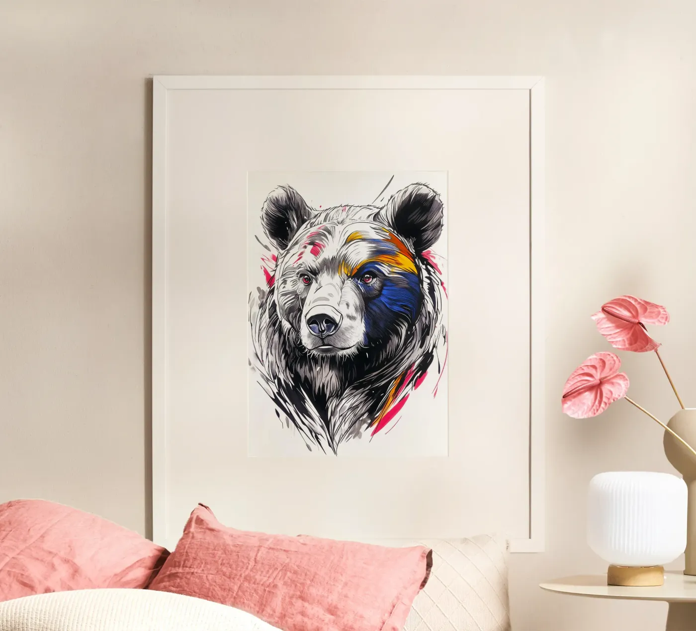 Orso animale poster da Justyna Jaszke JBJart