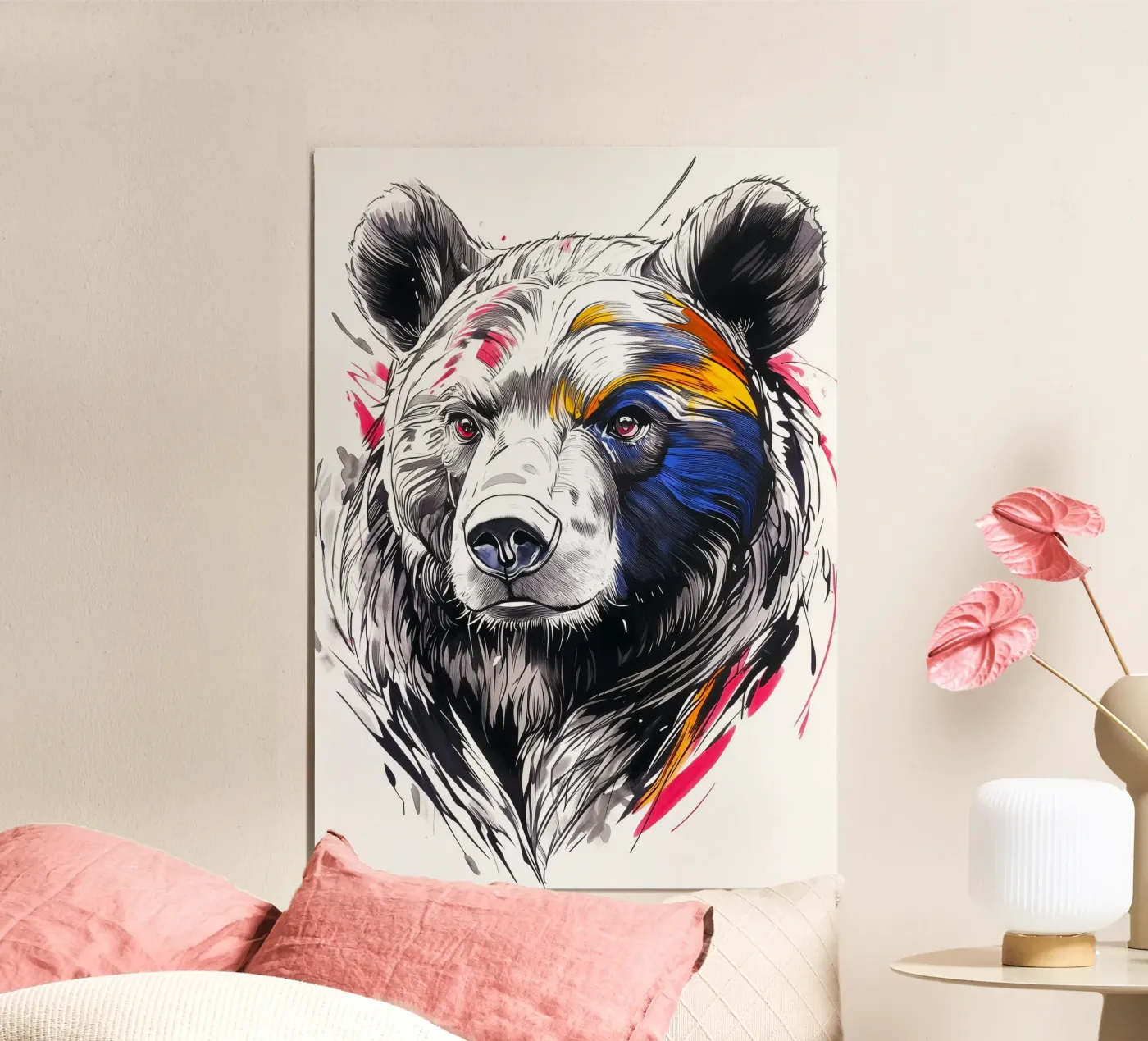 Orso animale poster da Justyna Jaszke JBJart