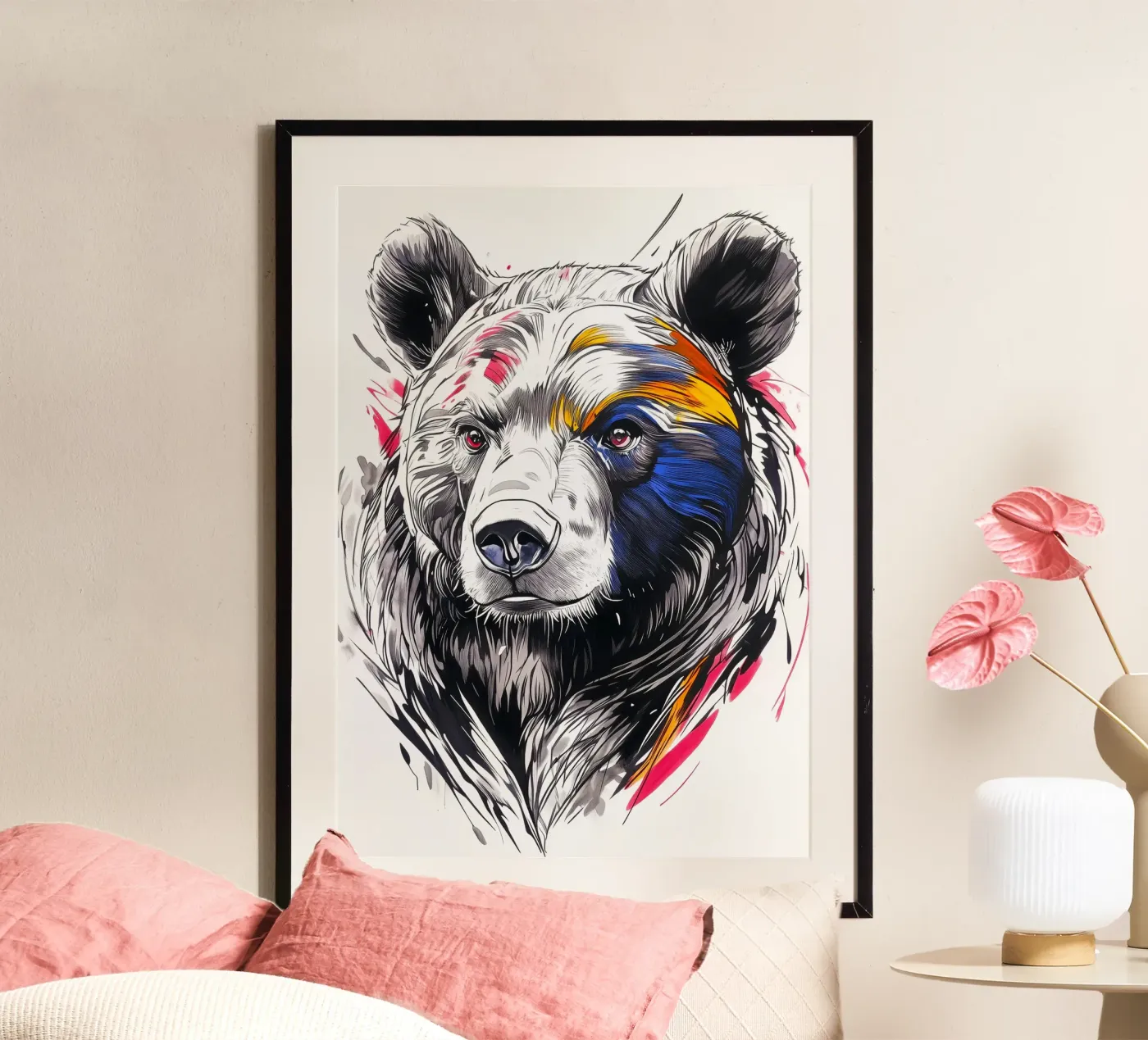 Orso animale poster da Justyna Jaszke JBJart