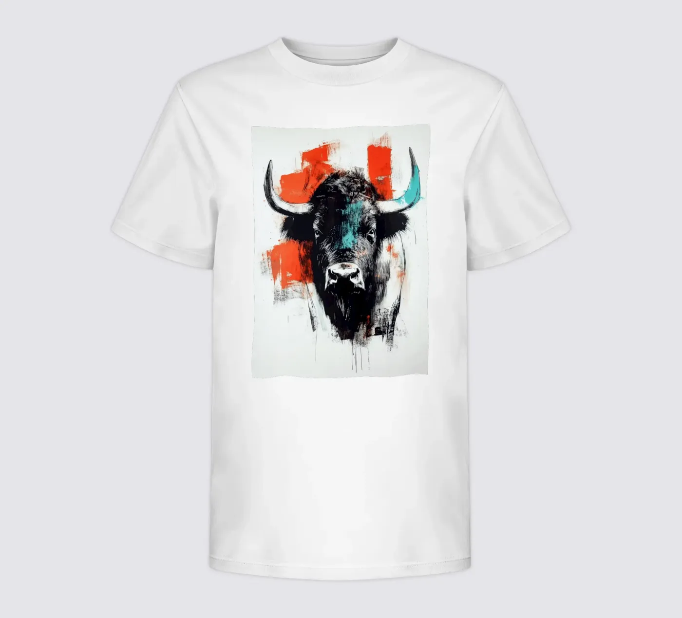 Dier bizon kinder t-shirt van Justyna Jaszke JBJart