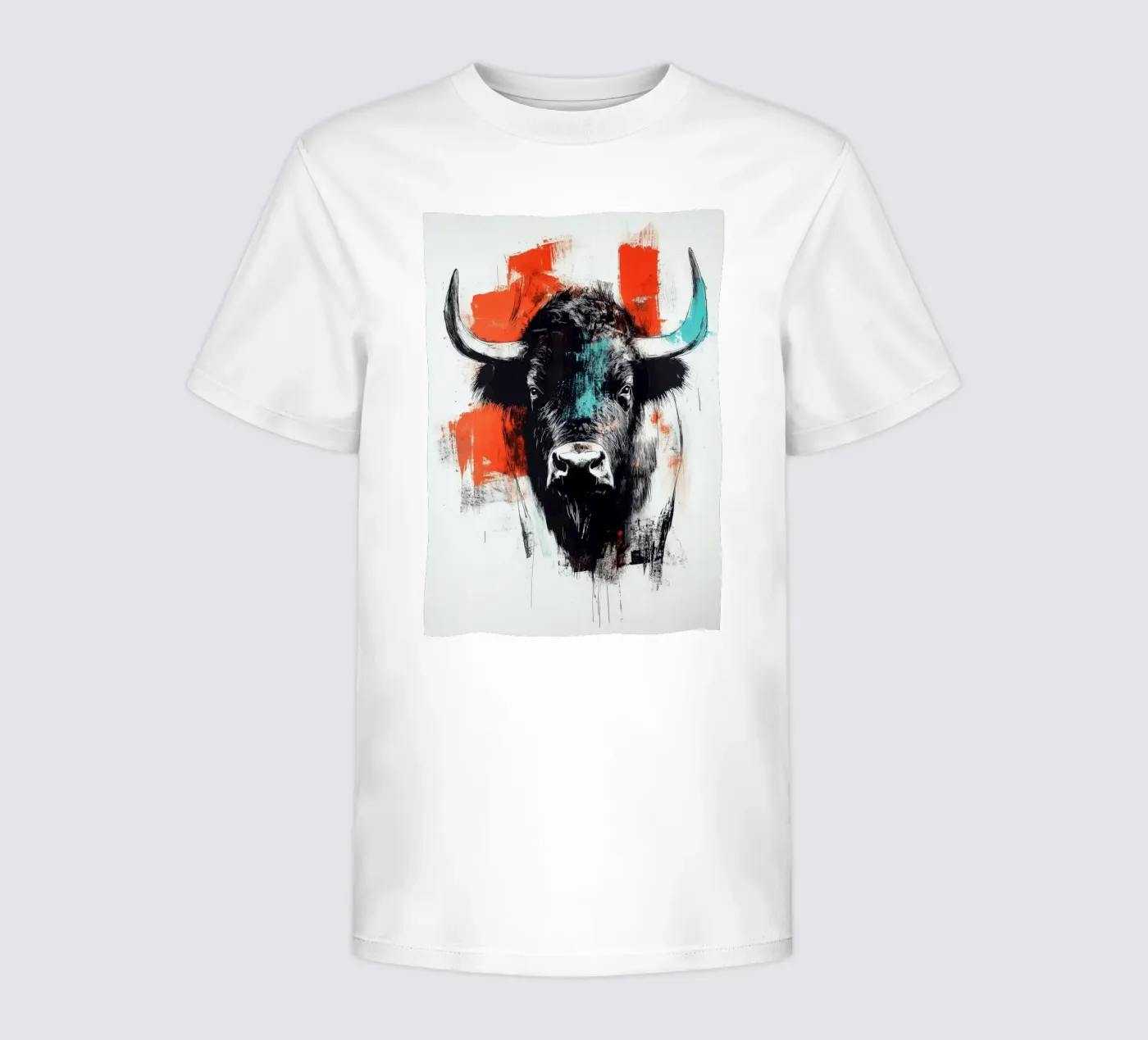 Dier bizon kinder t-shirt van Justyna Jaszke JBJart