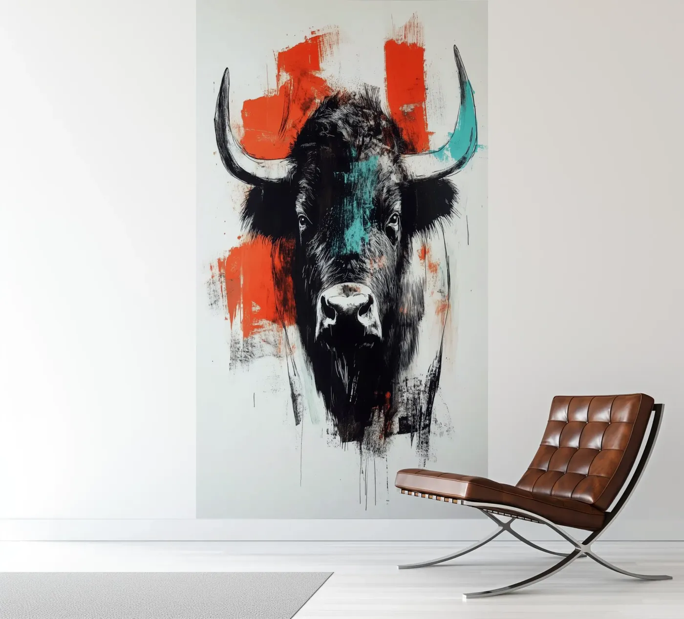 Animale bisonte carta da parati fotografica da Justyna Jaszke JBJart