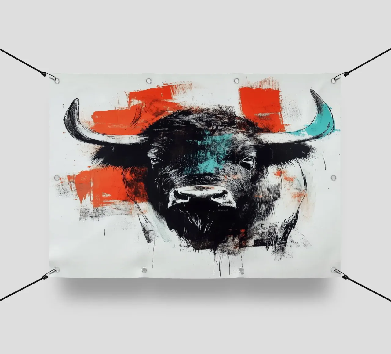 Animale bisonte telo in pvc da Justyna Jaszke JBJart