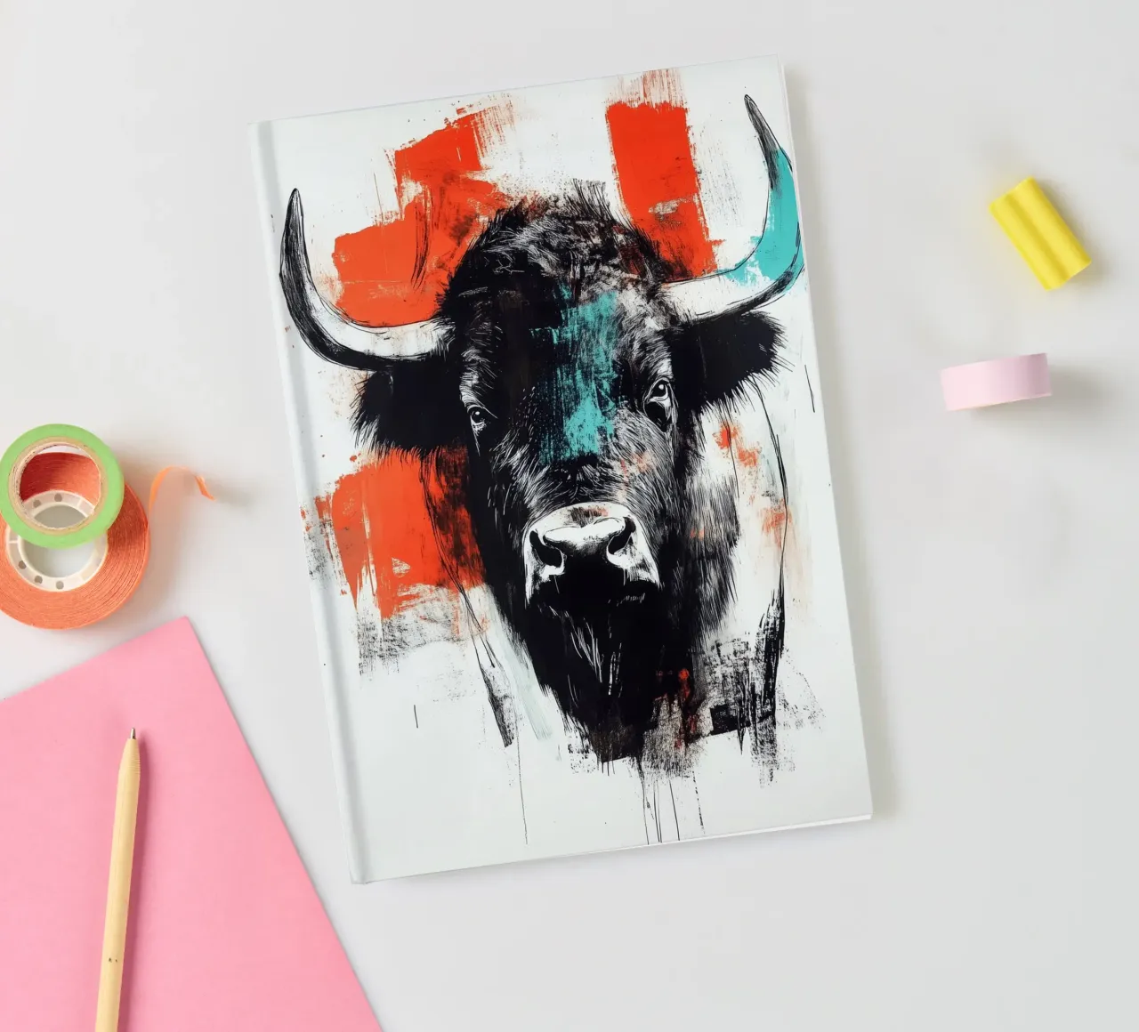 Animale bisonte diario da Justyna Jaszke JBJart