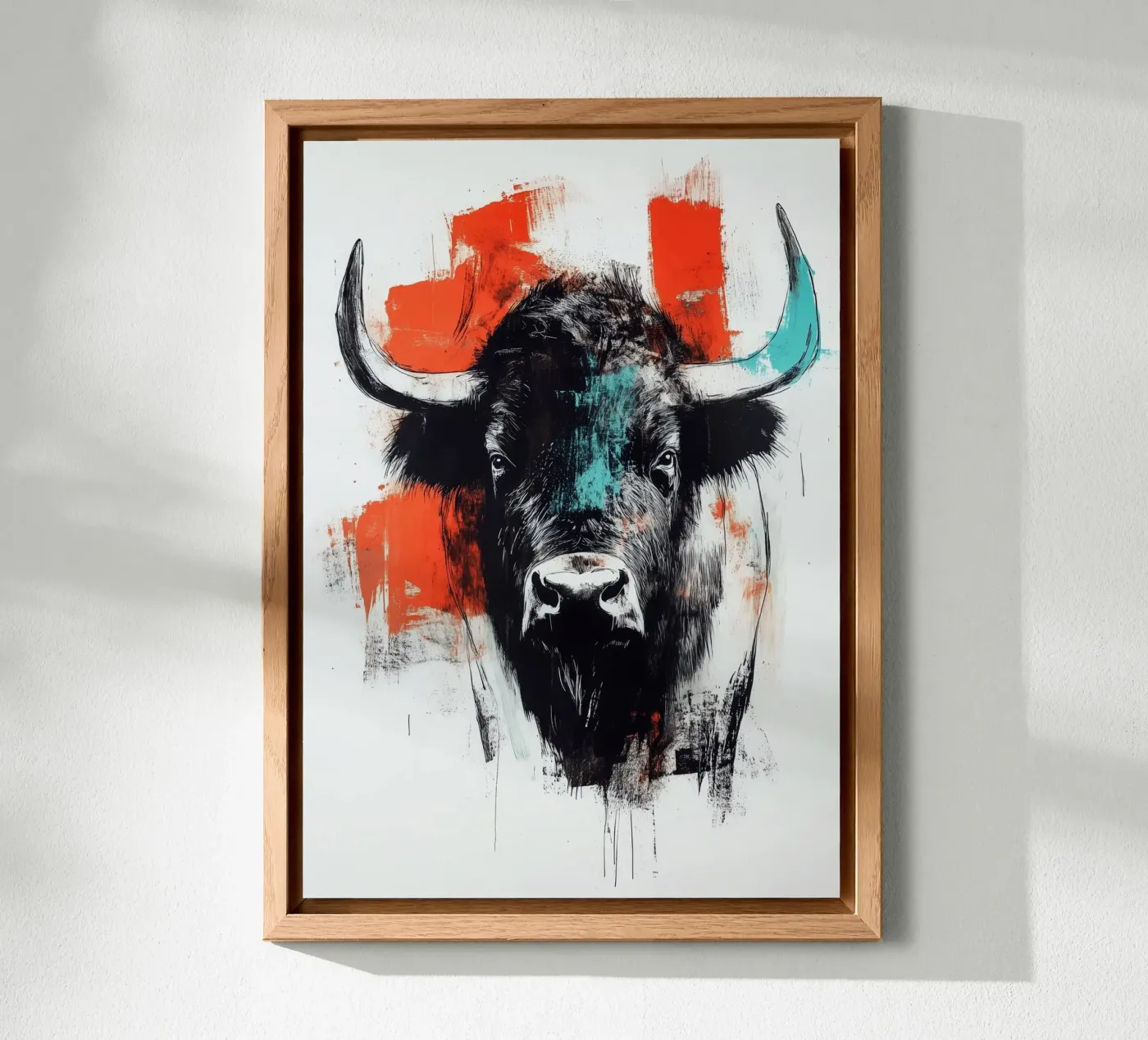 Animale bisonte pannello forex da Justyna Jaszke JBJart