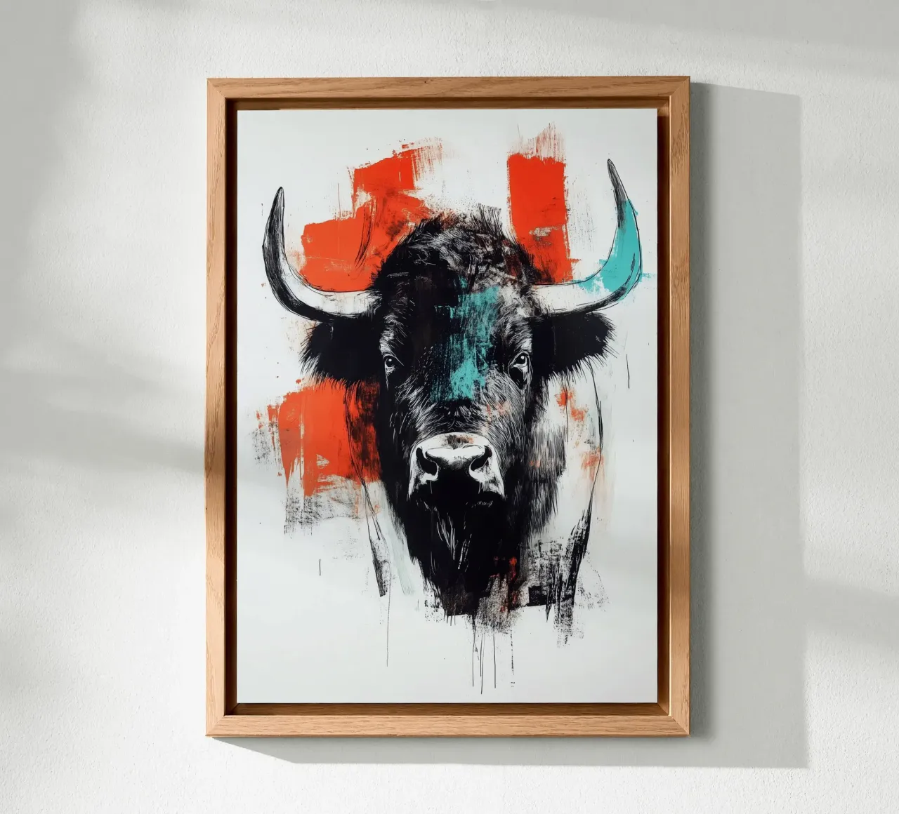 Animale bisonte pannello forex da Justyna Jaszke JBJart