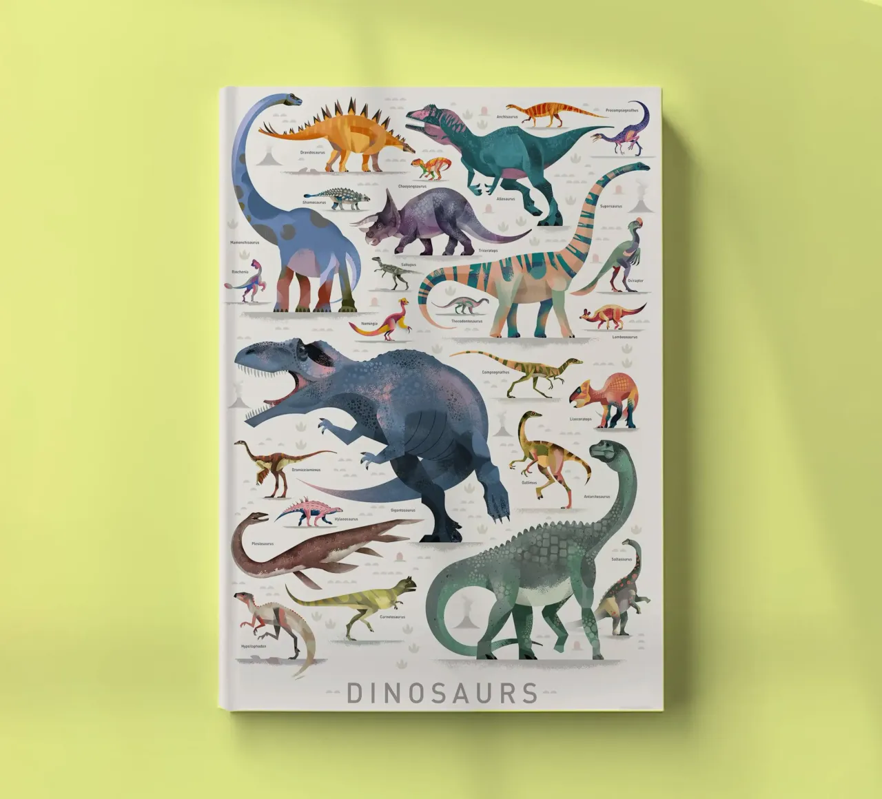Dinosaurs II print notebook by MelisaArt