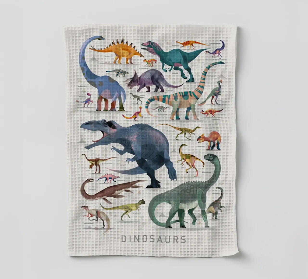 Dinosaures II print torchon de MelisaArt