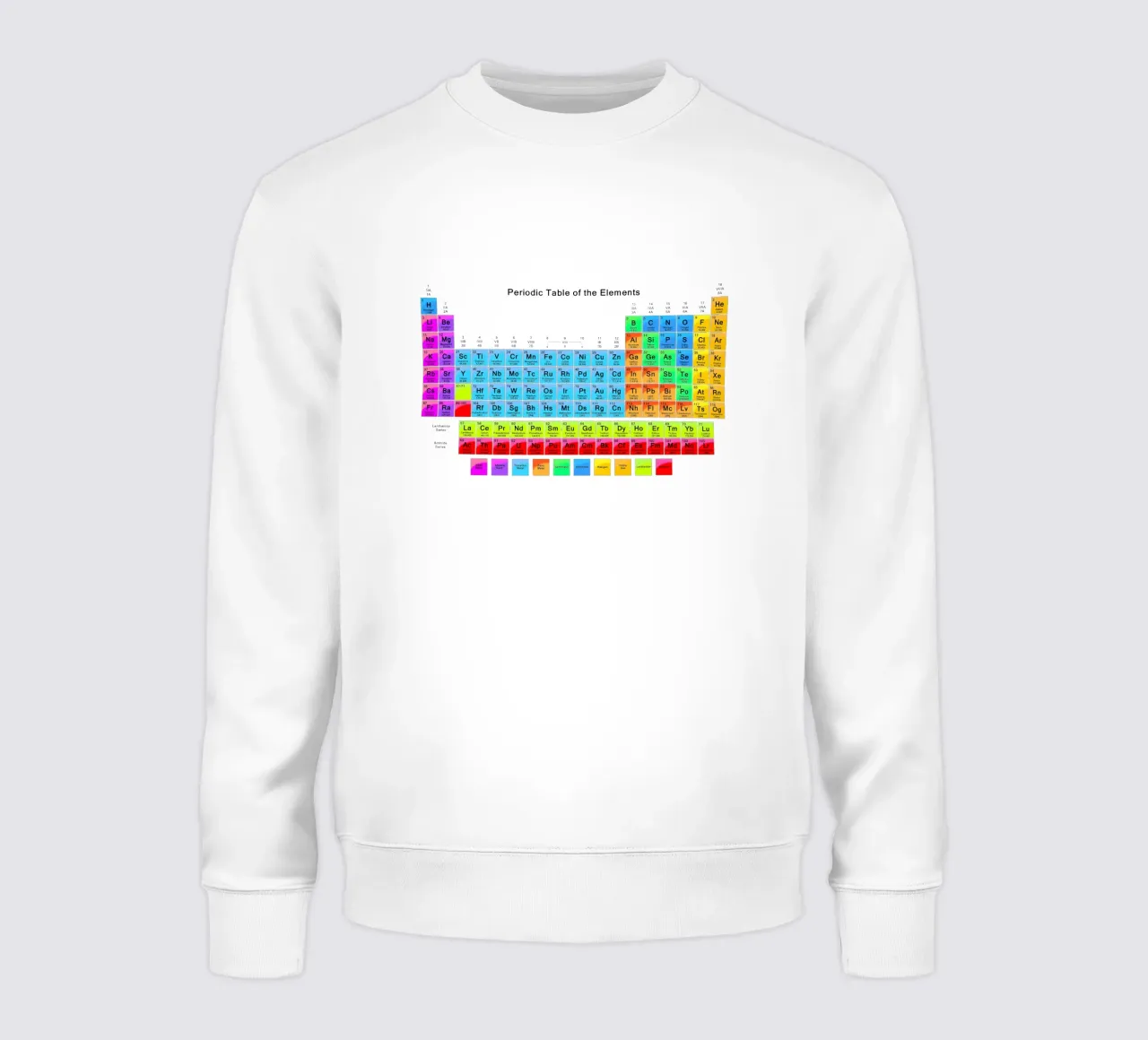 Tabla periódica de los elementos II sudadera de Monikaprint
