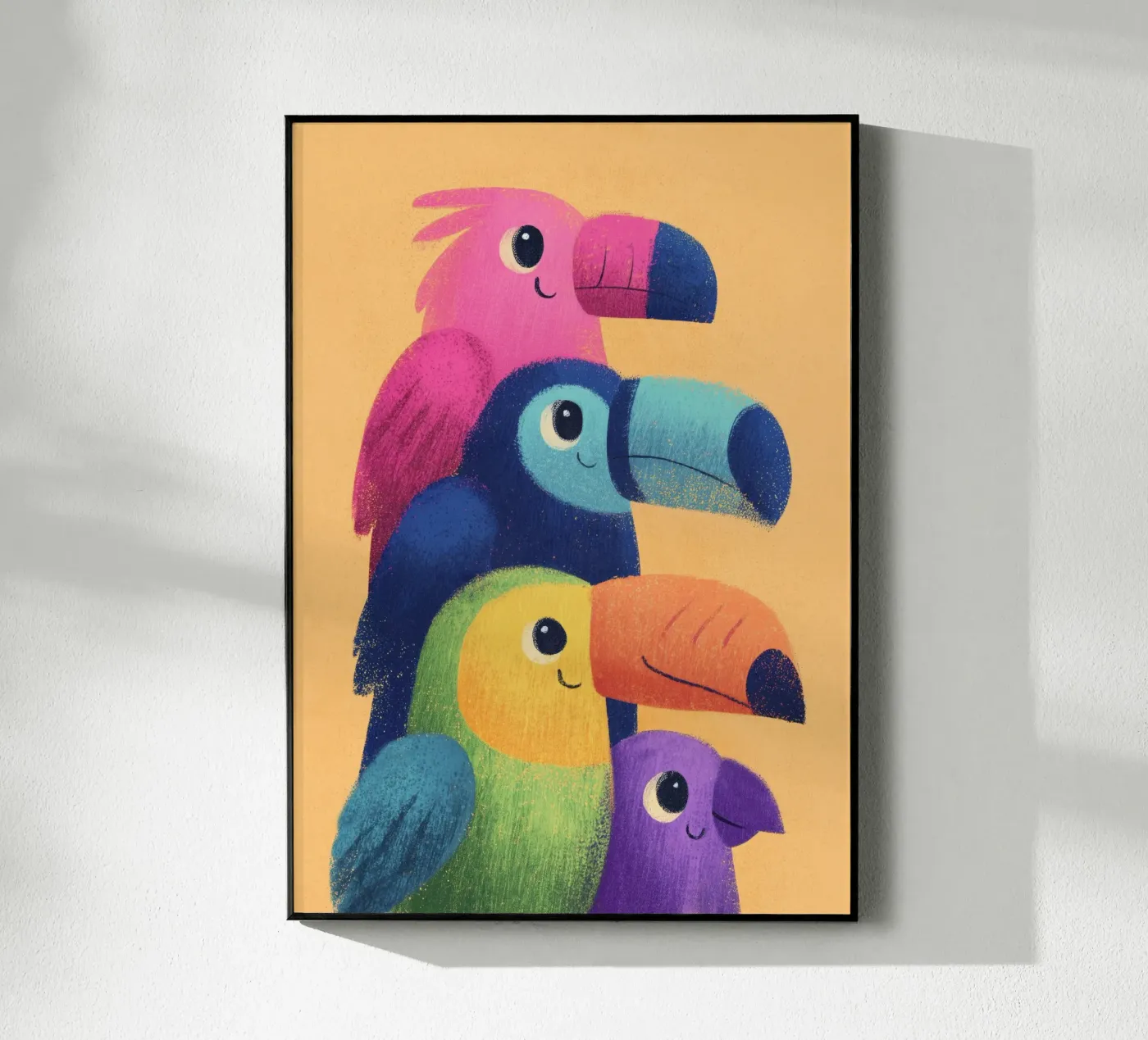 Rainbow Beaks plexiglas de Kiara