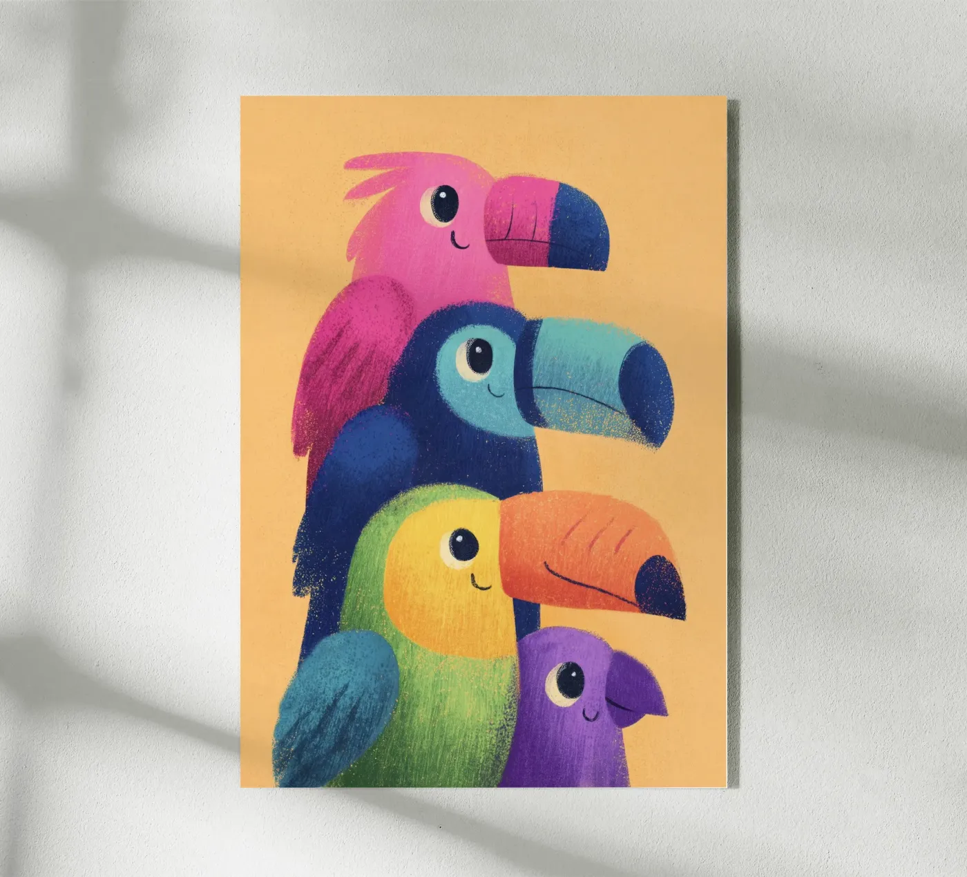 Rainbow Beaks plexiglas de Kiara