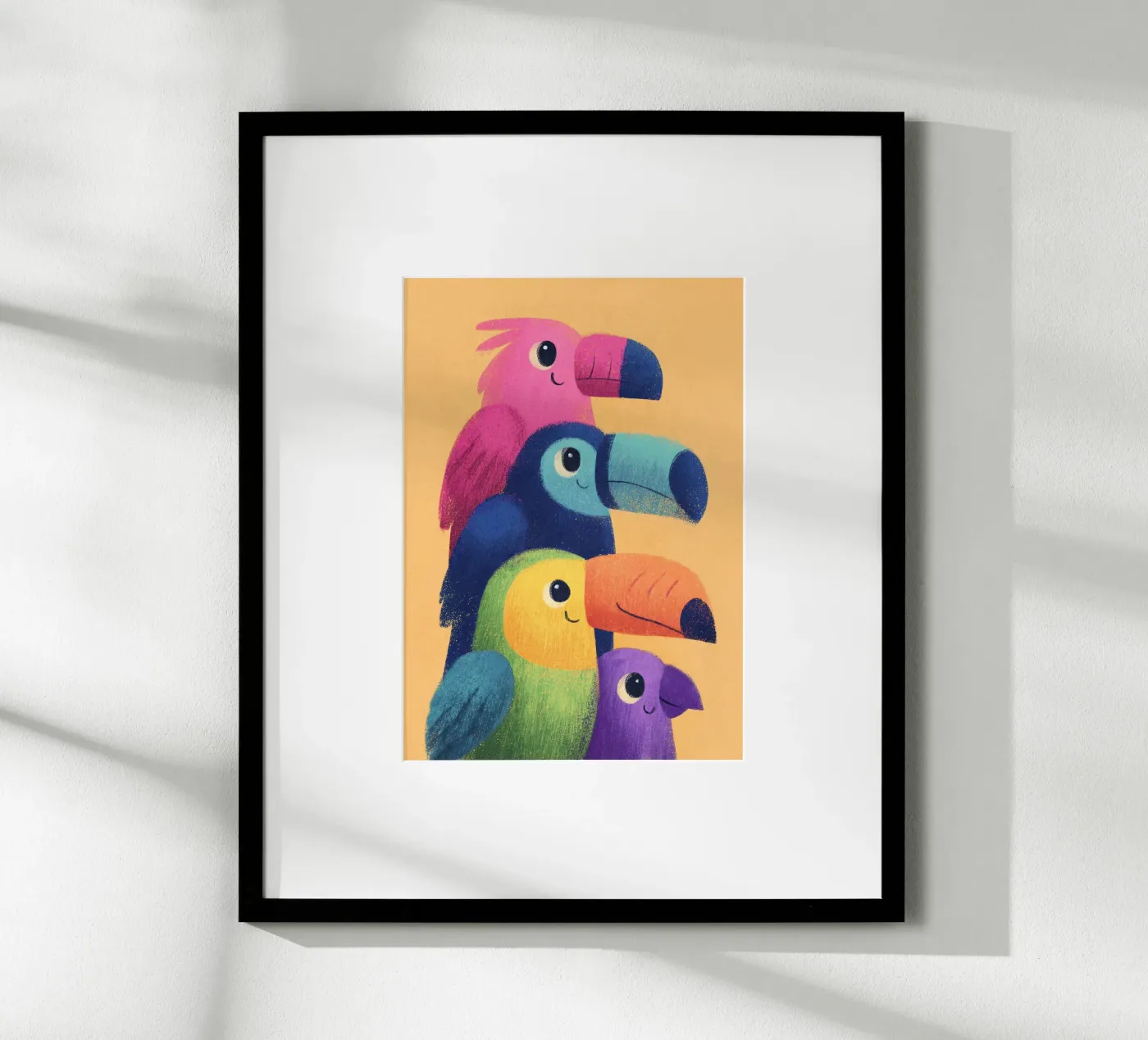 Rainbow Beaks poster by Kiara