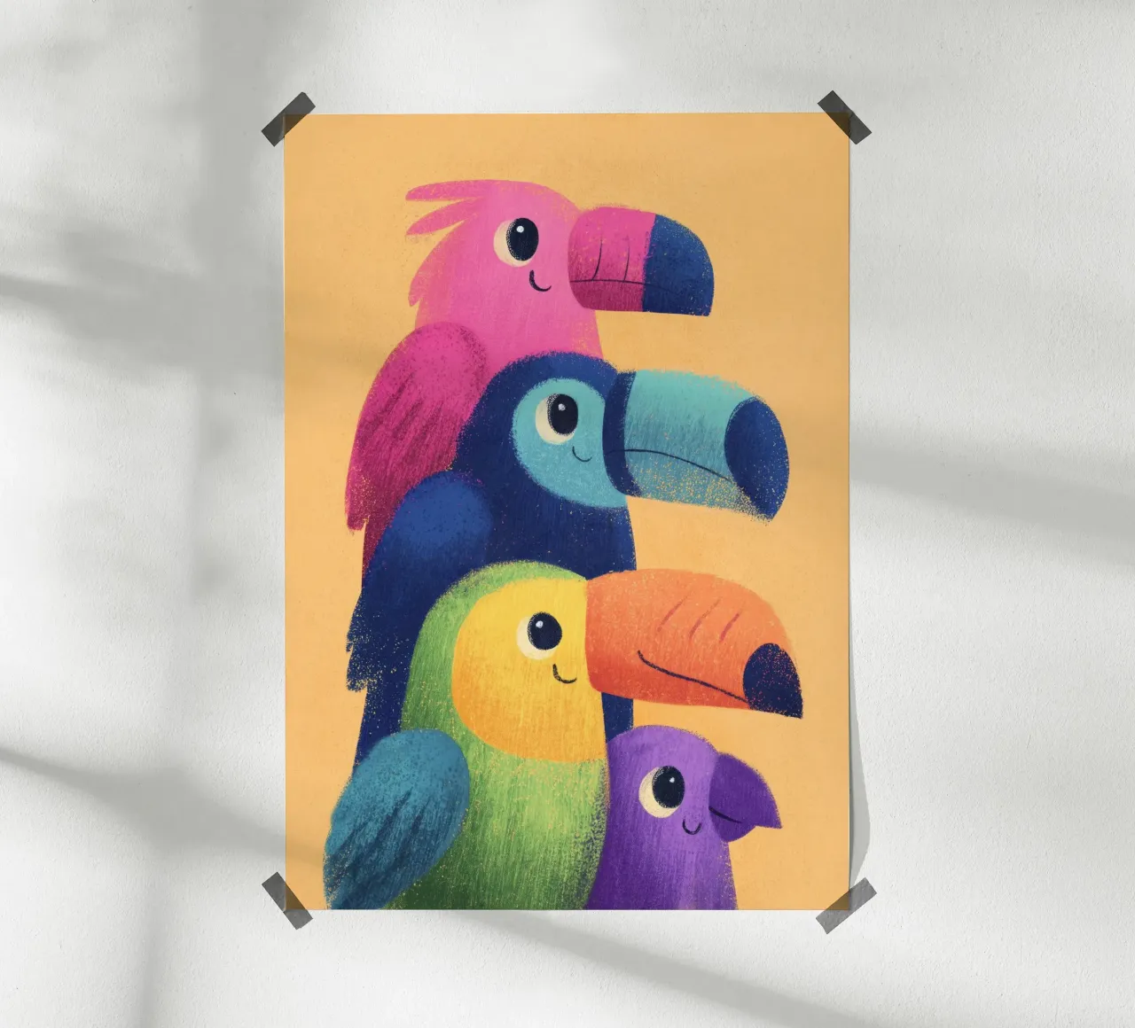 Rainbow Beaks poster da Kiara