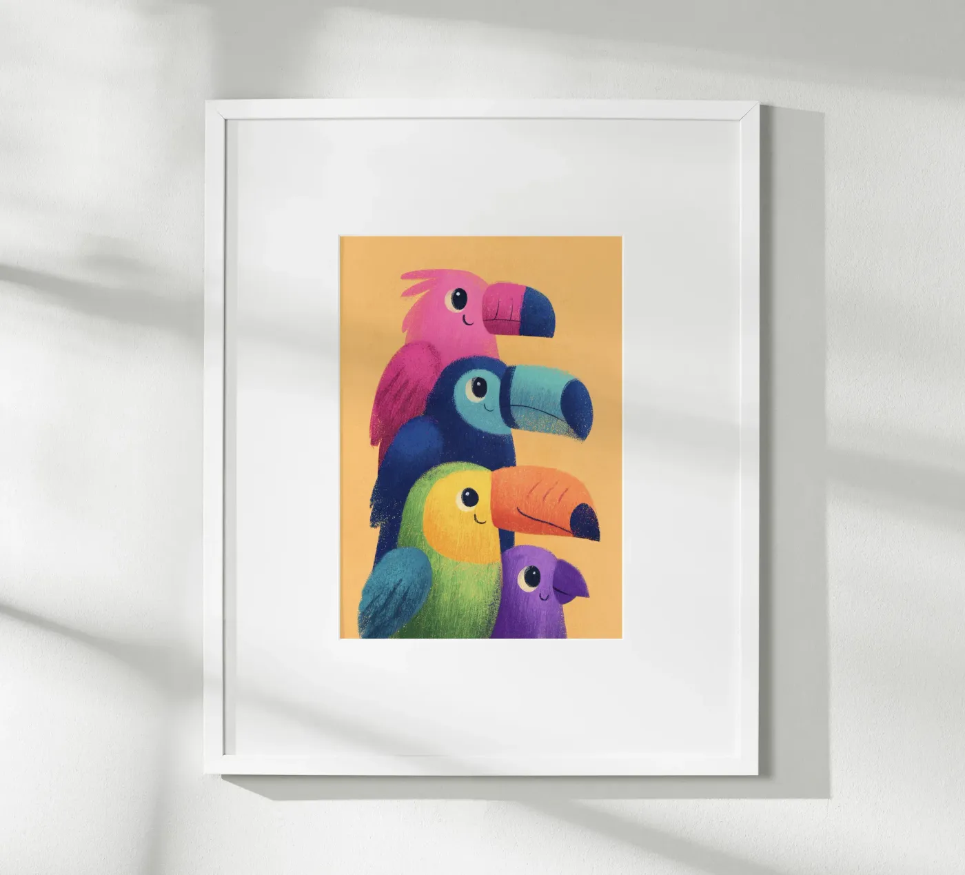 Rainbow Beaks poster by Kiara
