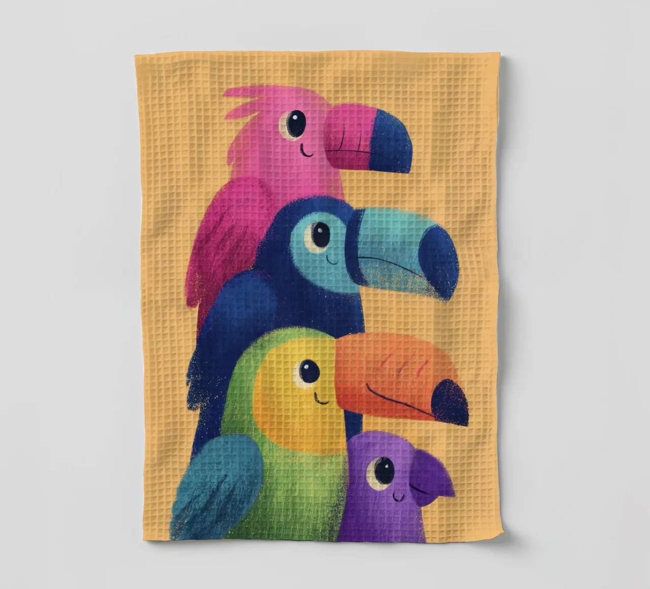 Rainbow Beaks canovaccio da cucina da Kiara