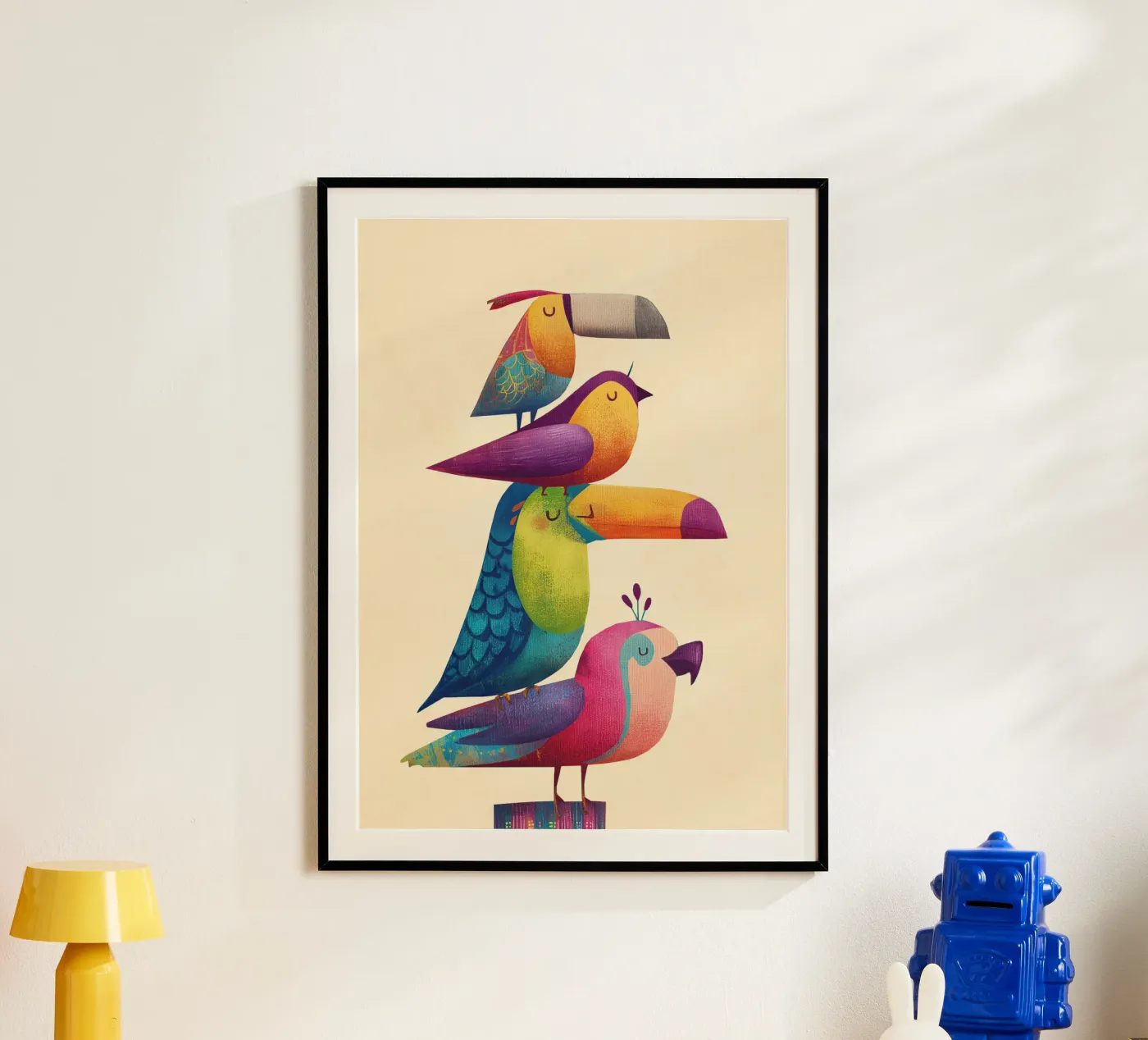 Rainbow Birds poster da Kiara