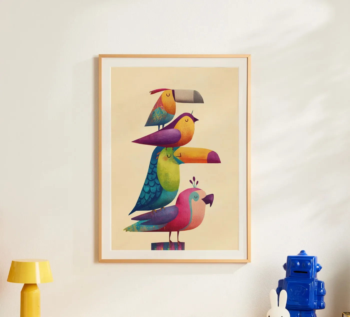 Rainbow Birds poster da Kiara