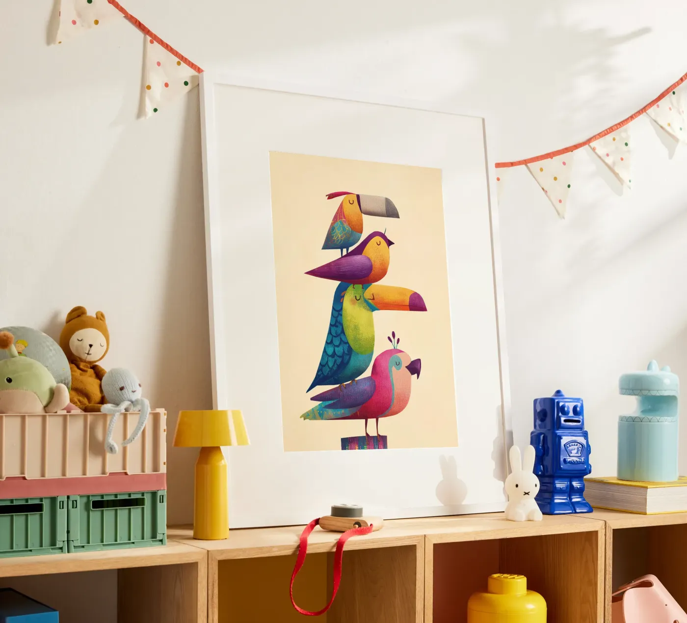 Rainbow Birds poster da Kiara