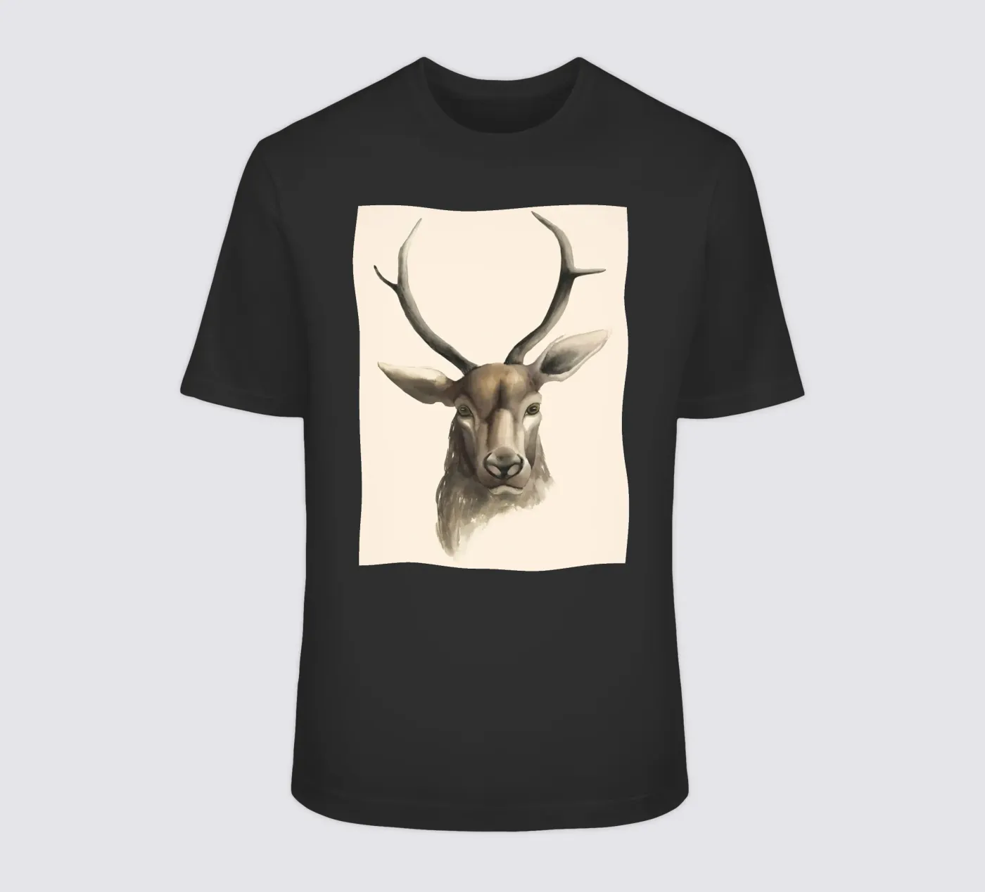 Stampa di studio sui cervi t-shirt da medineprint