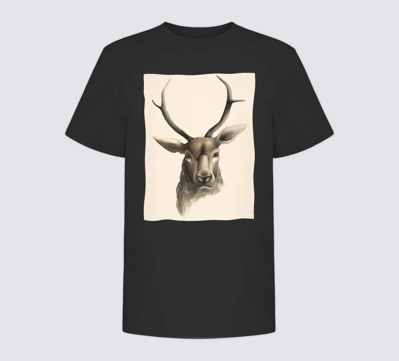 Deer study print kinder t-shirt van medineprint