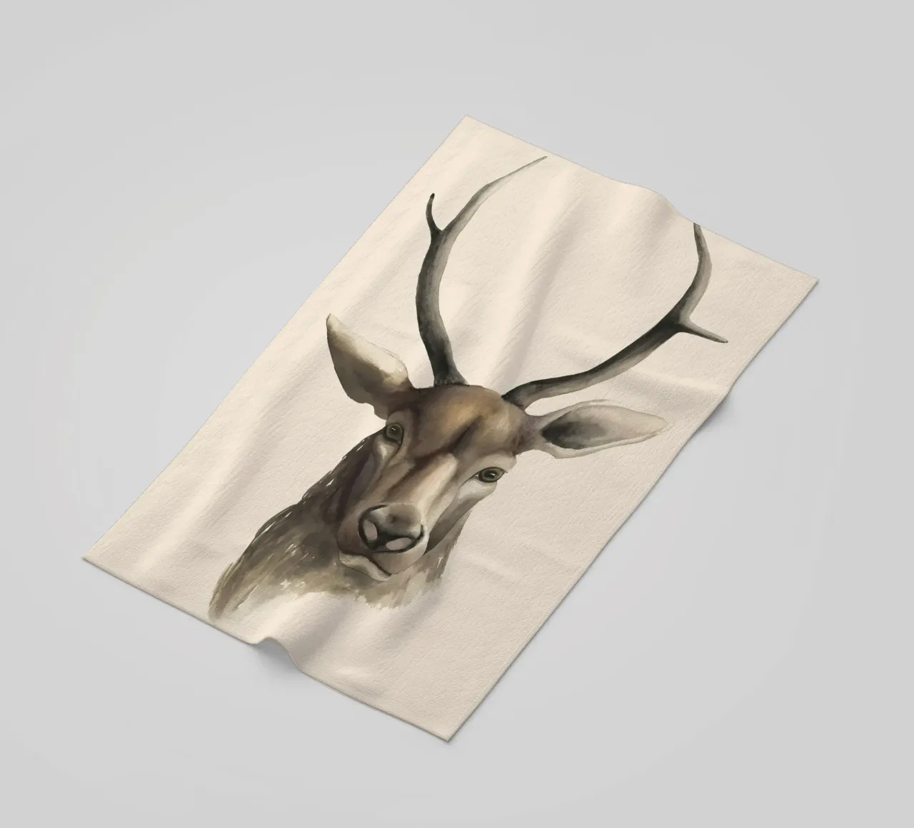 Stampa di studio sui cervi telo mare da medineprint