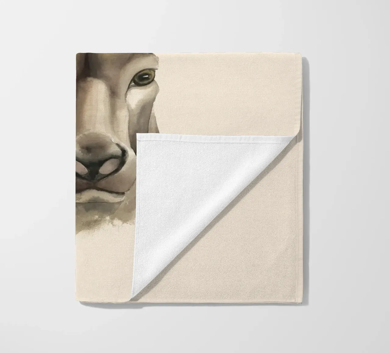 Stampa di studio sui cervi telo mare da medineprint