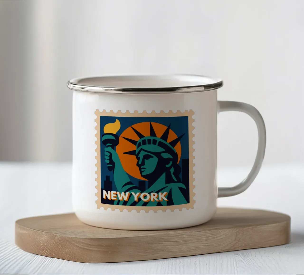New York – Liberty in Colour & Form tazza in smalto da studiovinja