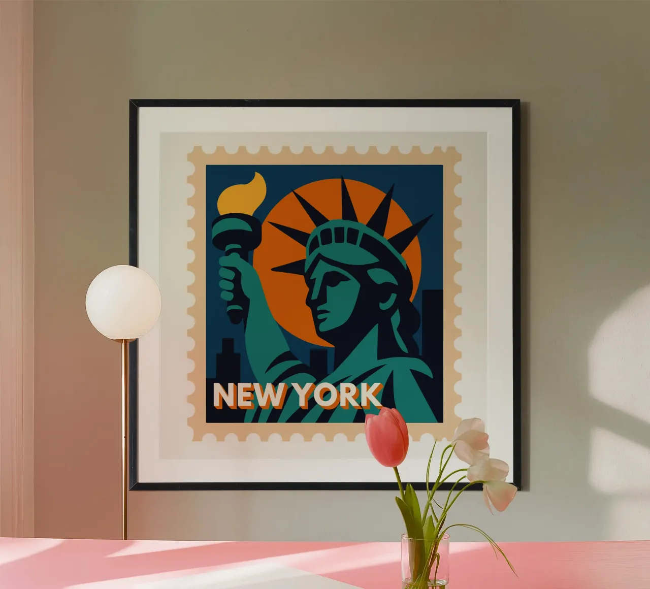 New York – Liberty in Colour & Form poster da studiovinja