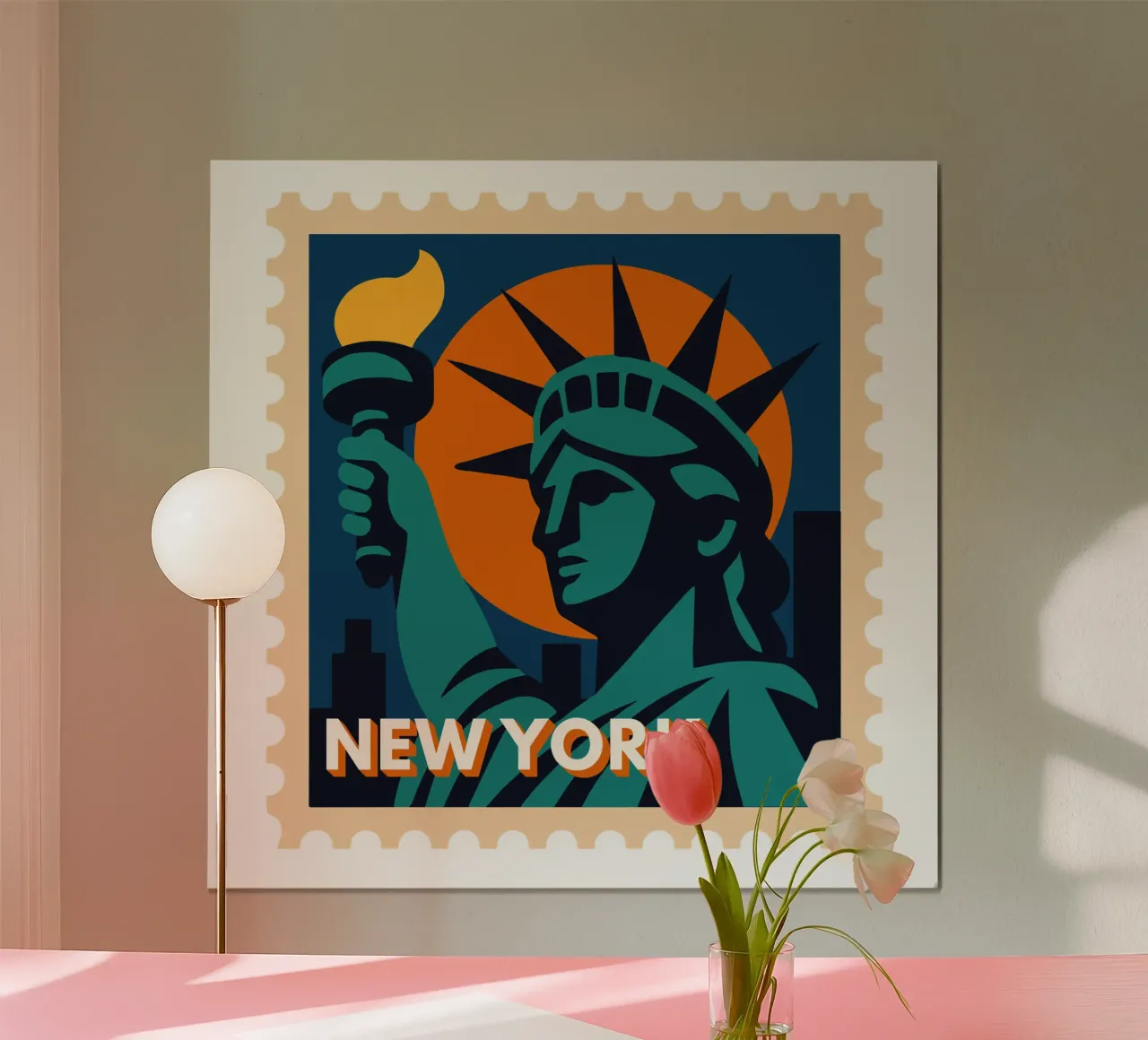 New York – Liberty in Colour & Form poster da studiovinja