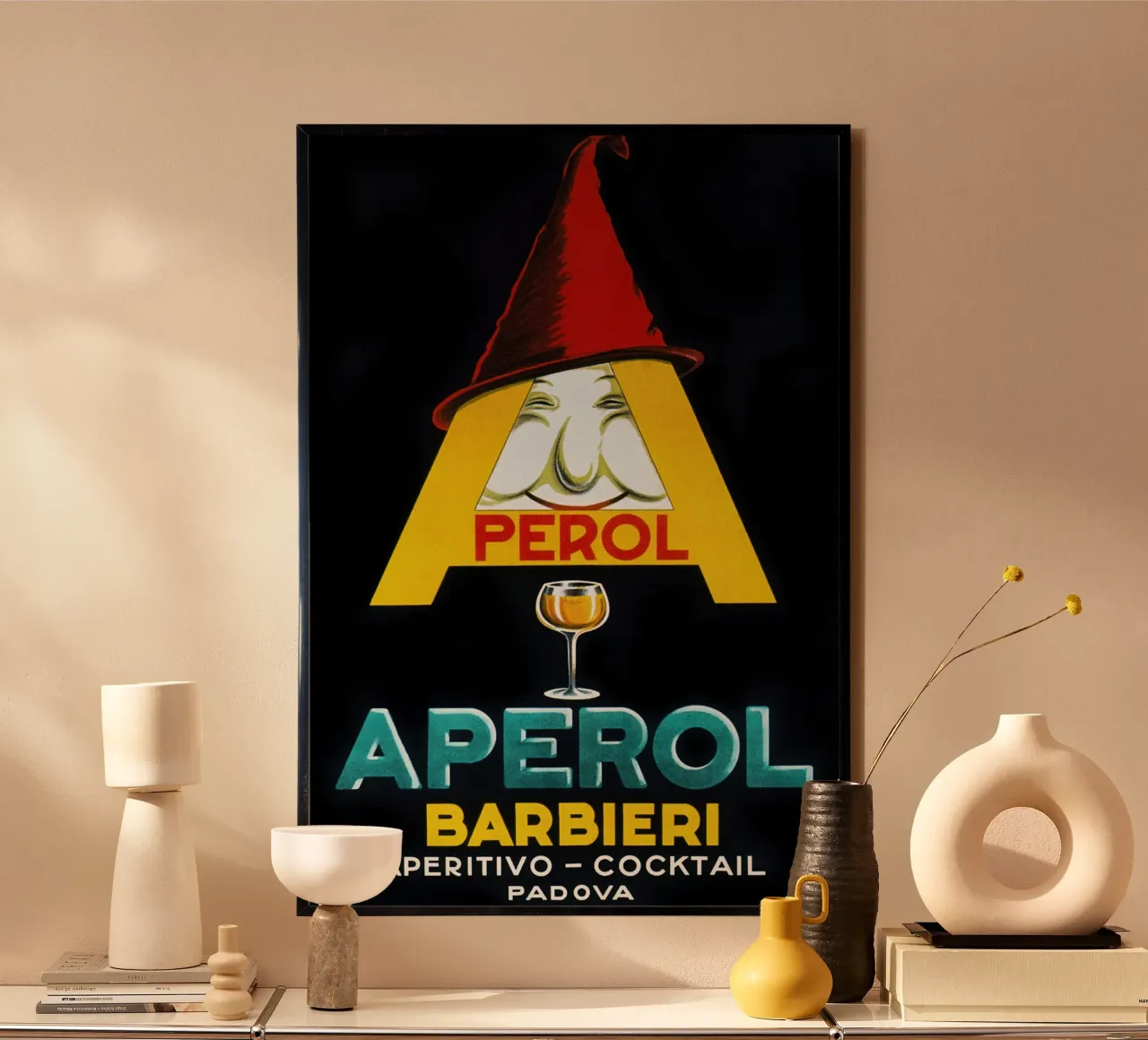 Aperol Barbieri poster da Neeraprint