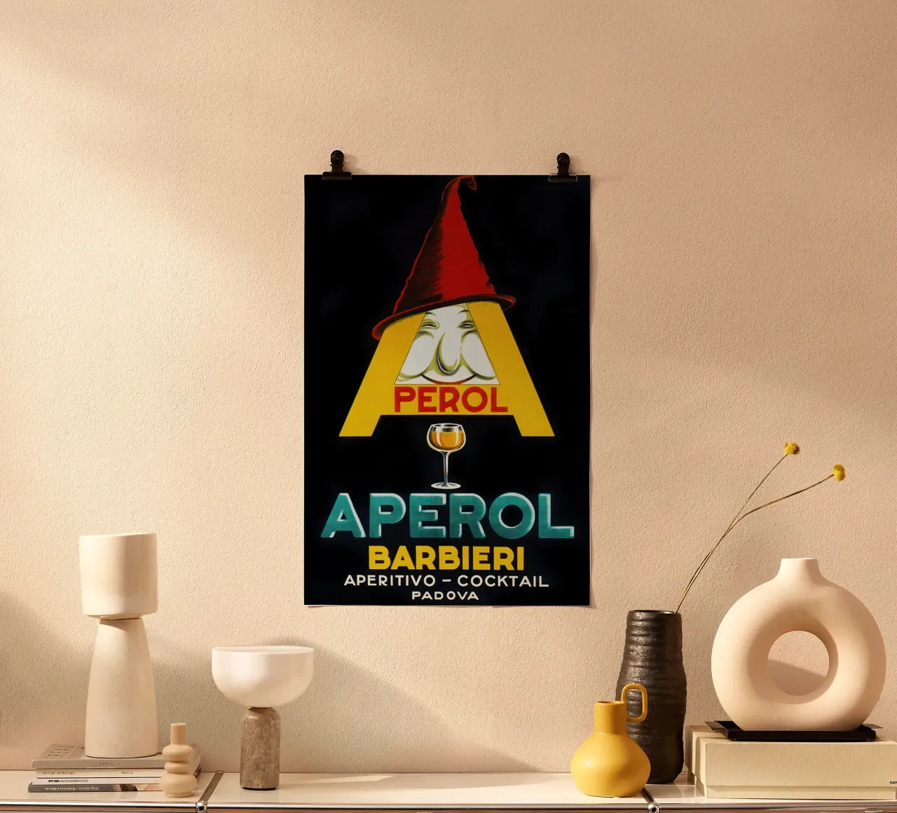 Aperol Barbieri poster da Neeraprint