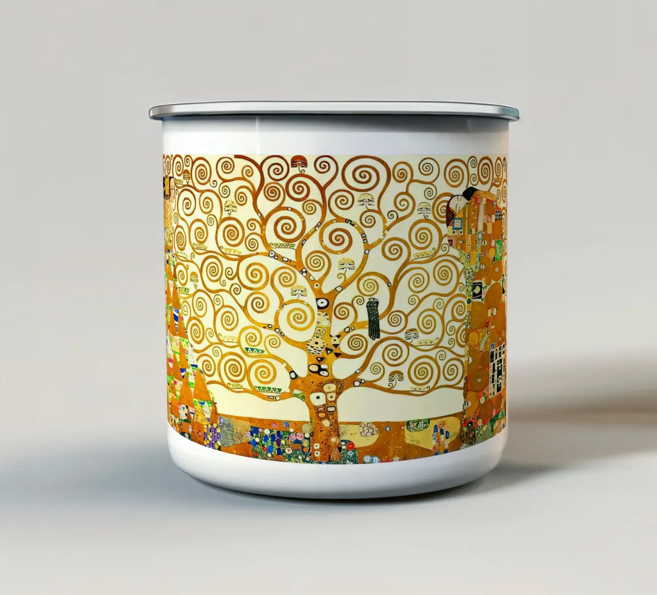 Albero della vita di Gustav Klimt tazza in smalto da Show Art