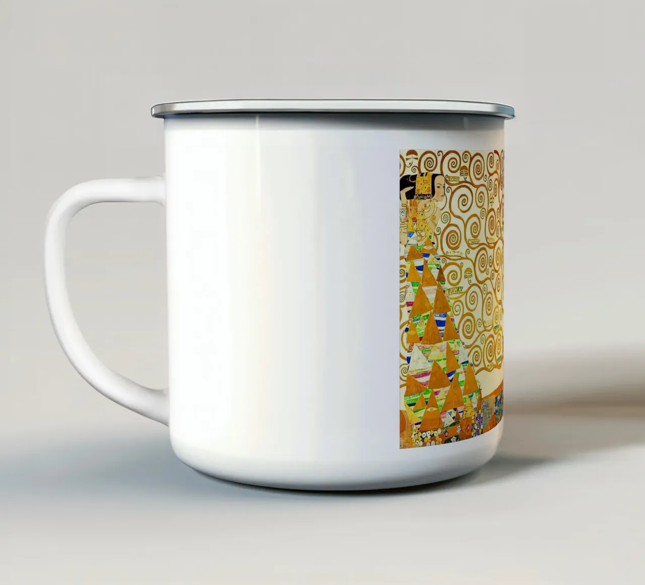 Albero della vita di Gustav Klimt tazza in smalto da Show Art