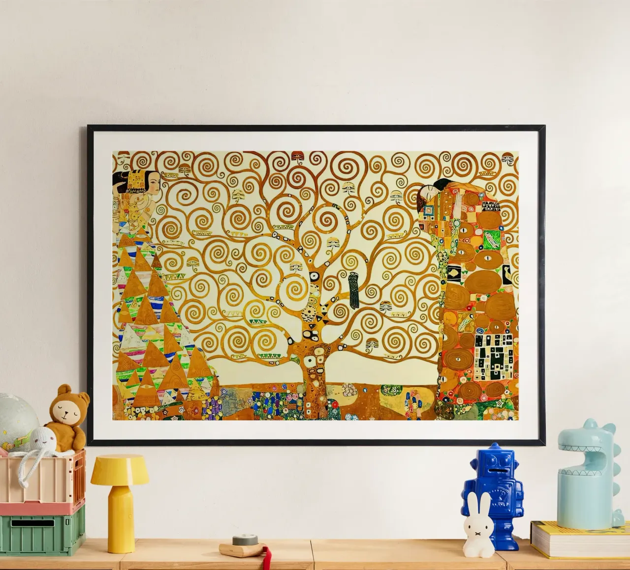 Gustav Klimt Baum des Lebens Poster von Show Art