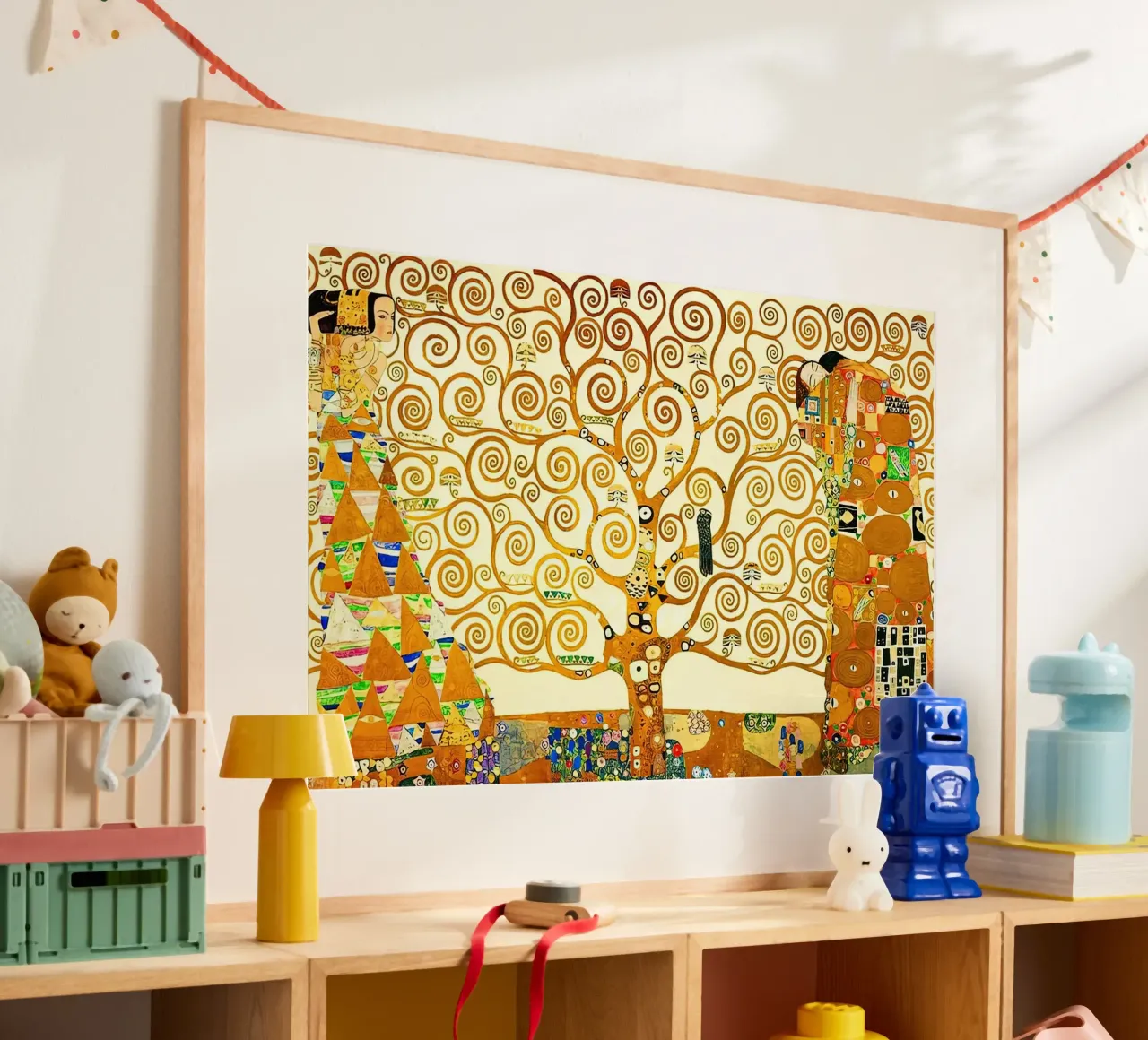 Gustav Klimt Baum des Lebens Poster von Show Art