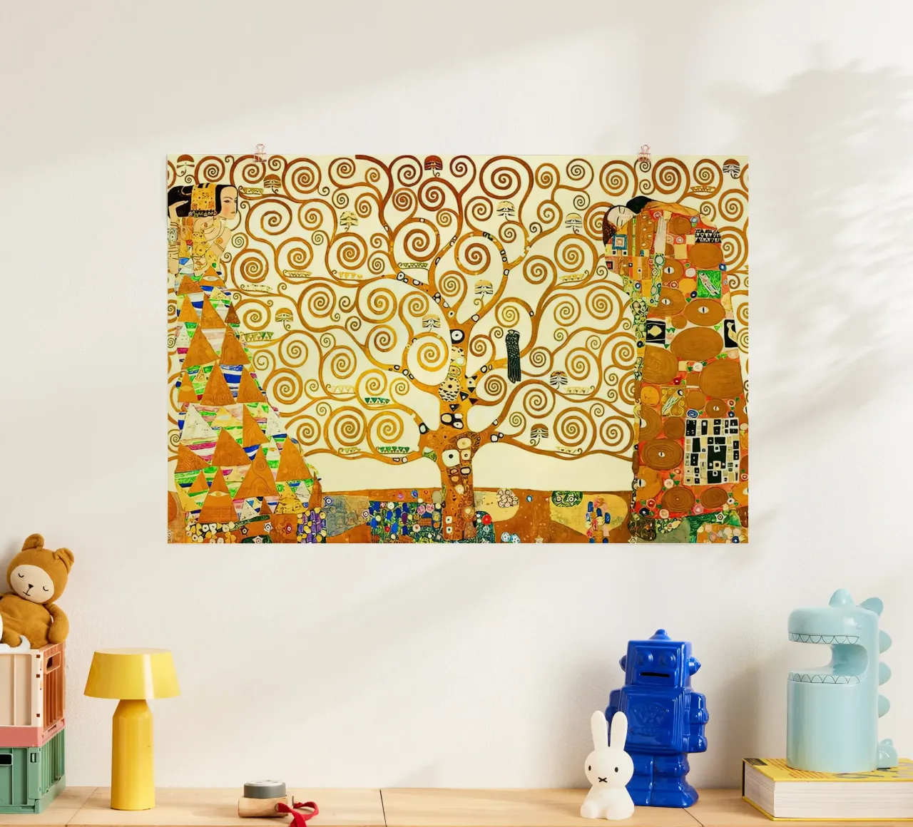 Gustav Klimt Baum des Lebens Poster von Show Art