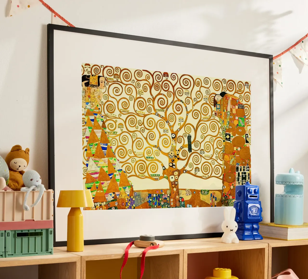 Gustav Klimt Baum des Lebens Poster von Show Art